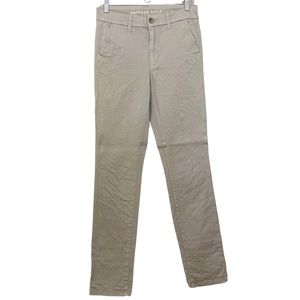 American Eagle super stretch ladies khaki slacks/pants  CL14